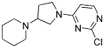 2-chloro-4-(3-piperidin-1-ylpyrrolidin-1-yl)pyrimidine Struktur