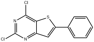 2,4-dichloro-6-phenylthieno[3,2-d]pyrimidine Struktur