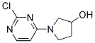 1-(2-chloropyrimidin-4-yl)pyrrolidin-3-ol Struktur