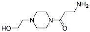 2-[4-(3-aminopropanoyl)piperazin-1-yl]ethanol Struktur