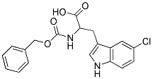 2-{[(benzyloxy)carbonyl]amino}-3-(5-chloro-1H-indol-3-yl)propanoic acid Struktur