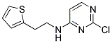 2-chloro-N-(2-thiophen-2-ylethyl)pyrimidin-4-amine Struktur