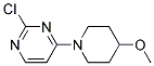 2-chloro-4-(4-methoxypiperidin-1-yl)pyrimidine Struktur