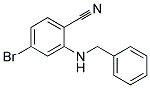 2-Benzylamino-4-bromo-benzonitrile Struktur