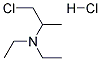 2-Diethylaminopropyl chloride hydrochloride Struktur