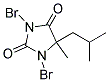 1,3-DIBROMO-5-ISOBUTYL-5-METHYL-2,4-IMIDAZOLIDINEDIONE Struktur