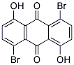 1,5-DIBROMO-4,8-DIHYDROXYANTHRAQUINONE Struktur