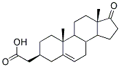 17-OXO-5-ANDROSTEN-3B-YLACETATE Struktur