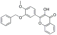 2-(3-BENZYLOXY-4-METHOXYPHENYL)-3-HYDROXY-4H-CHROMEN-4-ONE Struktur