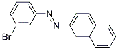 2-(M-BROMOPHENYLAZO)NAPHTHALENE Struktur