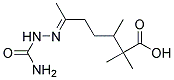 2,2,3-TEIMETHYL-6-SEMICARBAZONOHEPTANOICACID Struktur