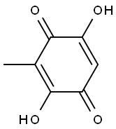 2,5-DIHYDROXY-3-METHYL-P-BENZOQUINONE Struktur