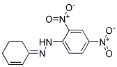 2-CYCLOHEXEN-1-ONE2,4-DINITROPHENYLHYDRAZONE Struktur