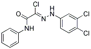 2-Chloro-2-[2-(3,4-dichlorophenyl)hydrazono]-N-phenylacetamide Struktur