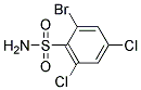 2-Bromo-4,6-dichlorobenzenesulfonamide Struktur