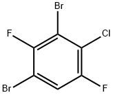 1,3-Dibromo-4-chloro-2,5-difluorobenzene Struktur