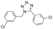 1-(3-Chlorobenzyl)-5-(3-chlorophenyl)-1H-1,2,3,4-tetrazole Struktur