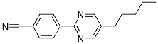 2-(4-Cyanophenyl)-5-N-pentylpyrimidin Struktur