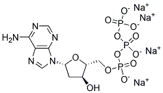 2'-DEOXYADENOSINE-5'-TRIPHOSPHORIC ACID TETRASODIUM SALT Struktur