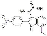 2-AMINO-2-(7-ETHYL-2-(4-NITROPHENYL)-1H-INDOL-3-YL)ACETIC ACID Struktur