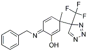 2-[BENZYLIMINO-(5(4)-TRIFLUOROMETHYL-1,2,3-TRIAZOL-4(5)-YL)METHYL]-PHENOL Struktur