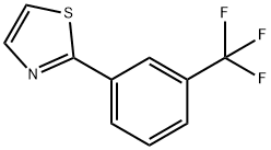 2-[3-(TRIFLUOROMETHYL)PHENYL]-1,3-THIAZOLE- Struktur