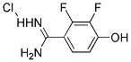 2,3-DIFLUORO-4-HYDROXYBENZAMIDINE HYDROCHLORIDE Struktur