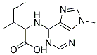 2-(9-METHYL-9H-PURIN-6-YLAMINO)-3-METHYLPENTANOIC ACID Struktur