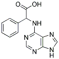 2-(9H-PURIN-6-YLAMINO)-2-PHENYLACETIC ACID Struktur