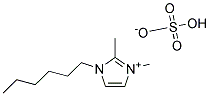 1-HEXYL-2,3-DIMETHYLIMIDAZOLIUM HYDROGEN SULFATE Struktur