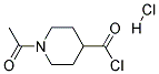 1-ACETYLPIPERIDINE-4-CARBONYL CHLORIDE HYDROCHLORIDE Struktur