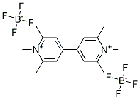 1,1',2,2',6,6'-HEXAMETHYL-4,4'-BIPYRIDINIUM BIS[TETRAFLUOROBORATE] Struktur