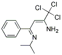 1,1,1-TRICHLORO-4-ISOPROPYLIMINO-4-PHENYLBUT-2-EN-2-AMINE Struktur