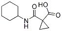 1-(CYCLOHEXYLCARBAMOYL)CYCLOPROPANECARBOXYLIC ACID Struktur