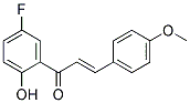 1-(5-FLUORO-2-HYDROXYPHENYL)-3-(4-METHOXYPHENYL)PROP-2-EN-1-ONE Struktur