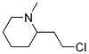 (+/-)2-(2-CHLOROETHYL)-1-METHYL PIPERIDINE Struktur