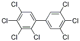 2,3,3',4,4',5,5'-HEPTACHLOROBIPHENYL SOLUTION 100UG/ML IN HEXANE 2ML Struktur