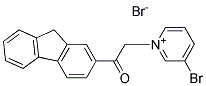 2-(3-BROMO-1-PYRIDINIUMYL)-1-(9H-2-FLUORENYL)-1-ETHANONE BROMIDE, TECH Struktur