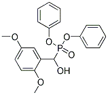 (2,5-DIMETHOXYPHENYL)(DIPHENYLPHOSPHORYL)METHANOL, TECH Struktur