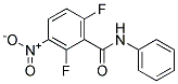 2,6-DIFLUORO-3-NITRO-N-PHENYLBENZAMIDE, TECH Struktur