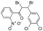 2,3-DIBROMO-3-(3,4-DICHLOROPHENYL)-1-(2-NITROPHENYL)PROPAN-1-ONE, TECH Struktur