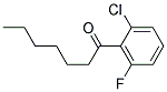 1-(2-CHLORO-6-FLUOROPHENYL)HEPTAN-1-ONE, TECH Struktur