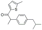 2-(4-ISOBUTYLPHENYL)-1-(5-METHYL-2-THIENYL)PROPAN-1-ONE, TECH Struktur