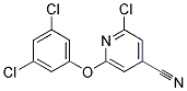 2-CHLORO-6-(3,5-DICHLOROPHENOXY)ISONICOTINONITRILE, TECH Struktur