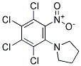 1-(2,3,4,5-TETRACHLORO-6-NITROPHENYL)PYRROLIDINE Struktur