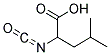 2-ISOCYANATO-4-METHYL-PENTANOIC ACID Struktur