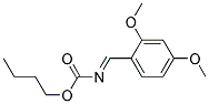 (2,4-DIMETHOXY-BENZYLIDENE)-CARBAMIC ACIDBUTYL ESTER Struktur