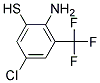 2-AMINO-5-CHLORO-3-TRIFLUOROMETHYLBENZENETHIOL Struktur