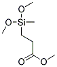 2-(CARBOMETHOXY)ETHYLMETHYLDIMETHOXYSILANE Struktur