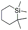 1,1,2,2 TETRAMETHYL-1,1-DISILACYCLOHEXANE Struktur